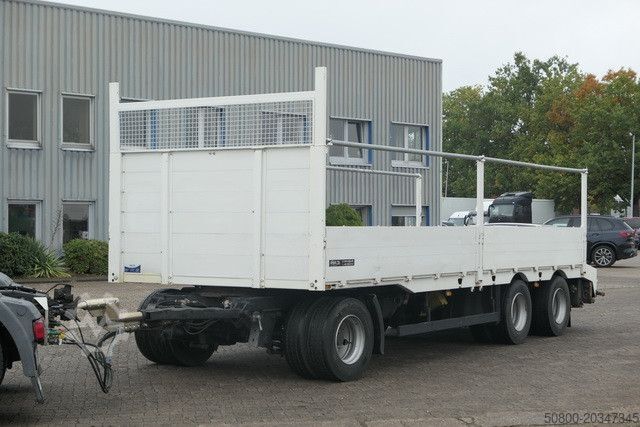 Open aanhangwagen MEUSBURGER MPJ 3, Rampen, Luft-Lift, Bordwände, Container