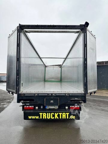 Полуремарке с подвижен под  H&W AGRAR 72 cbm,Lift-u. Lenkachse,Kornschieber