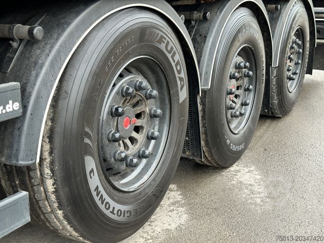 Полуремарке с подвижен под  H&W AGRAR 72 cbm,Lift-u. Lenkachse,Kornschieber