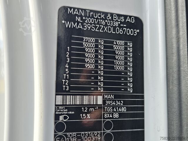  MAN TGS 41.480 8x4 BB / PM 100 tm + JIB + WINCH
