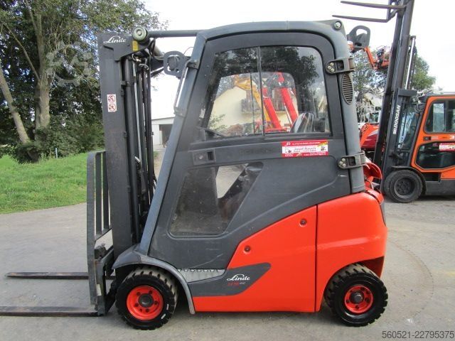 Montacargas de GLP Linde H16T GAS Triplex-Freihub + Seitenschieber