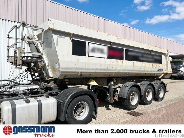 Полуремарке самосвал Schmitz SKI 24 SL 7.2, Stahlmulde ca. 27m³, Liftachse