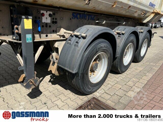 Полуремарке самосвал Schmitz SKI 24 SL 7.2, Stahlmulde ca. 27m³, Liftachse