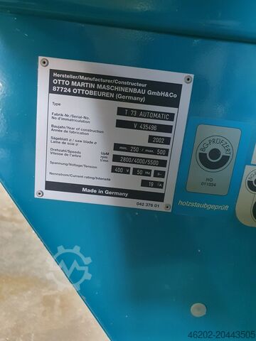 Drsna namizna žaga Martin T73 Automatic