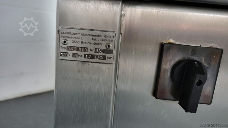 Stroj za predelavo mesa Bandabschwarter Weber ASB 800