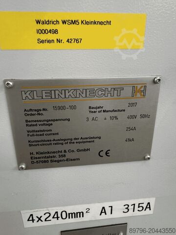 CNC valjčni brusilni stroj Waldrich Kleinknecht WS III C 6.00 X 5000 CNC