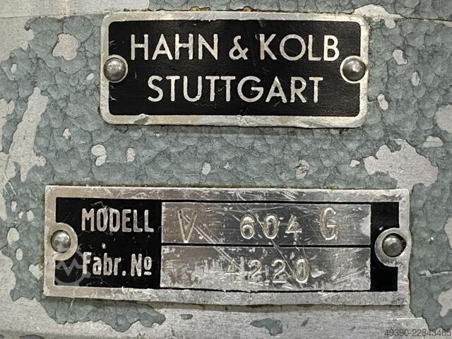4-spindlig borrhuvud, justerbart flerspindelborrhuvud Hahn+Kolb V 604 G