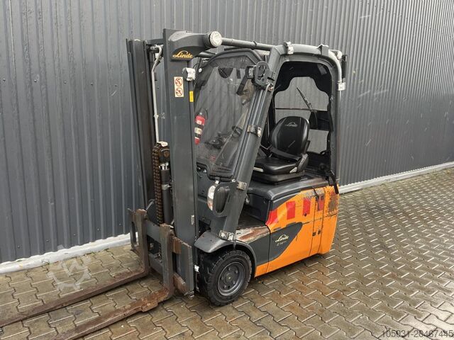 Electric 3-wheel forklift Linde E14-02