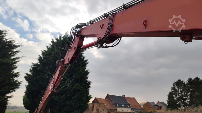 Demolition Excavator Liebherr R 954 B with long demolition boom (28m), standard boom and bucket