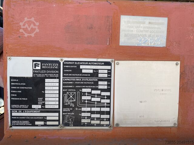 Forklift Fantuzzi FDC160