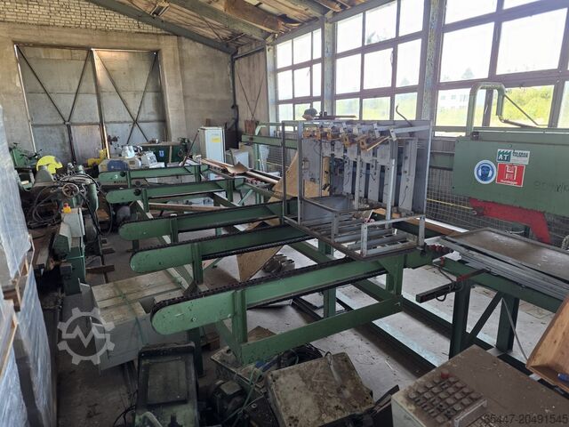 Through-feed machining center Hundegger p10