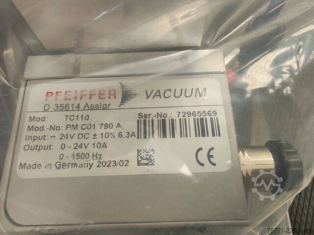 Turbomolekuláris vákuumszivattyú Pfeiffer SplitFlow 80 + TC110 controller