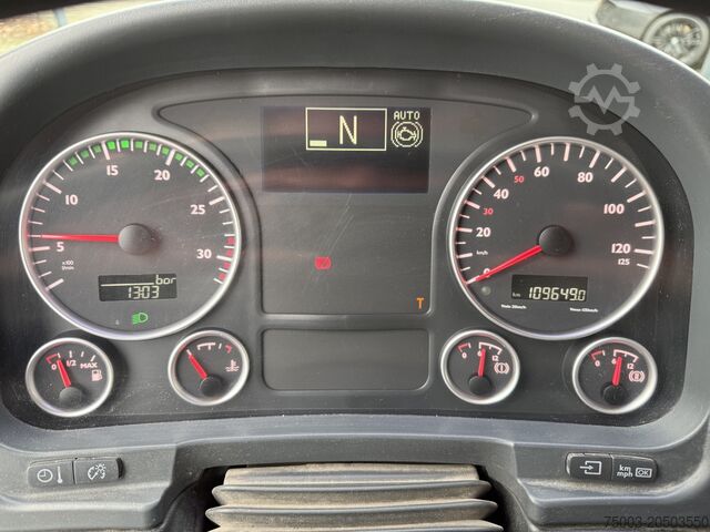 Platós teherautó MAN TGM 12.240 Palfinger 11001 bis 19 Meter