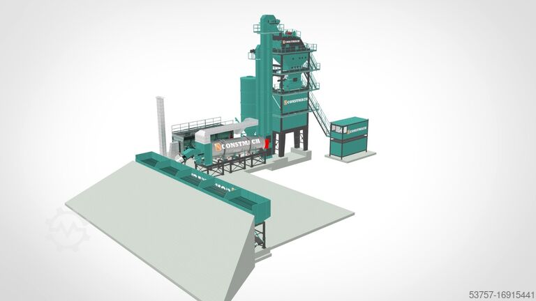 Planta mezcladora de asfalto estacionaria Stationary asphalt mix plant Stationary asphalt mix plant
