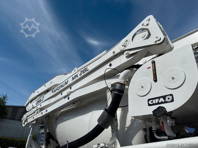 Tovornjak s črpalko za beton MAN TGS 41.470 8x4 EURO6 PUMI CIFA MAGNUM MK28L