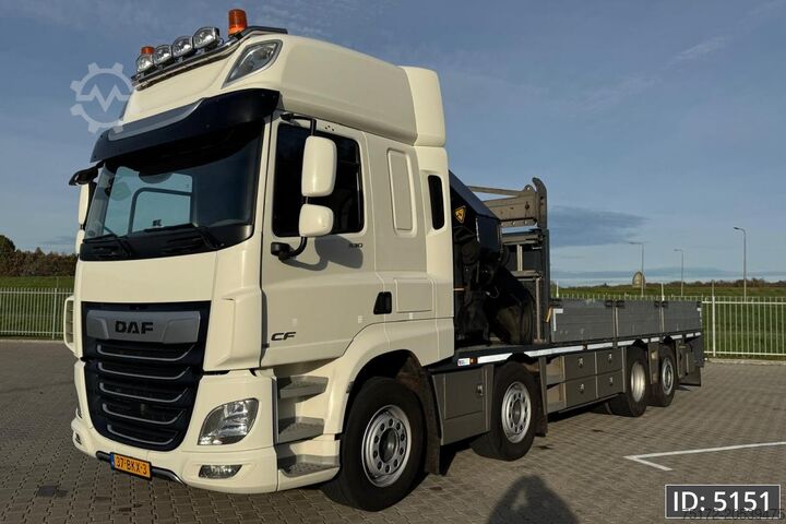 Crane truck DAF CF 530 SC, Euro 6, Palfinger PK76002-EH / 76 TM...