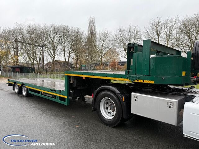 Semi low loader Broshuis UOPLYST 2x Stuuras, Uitschuifbaar,