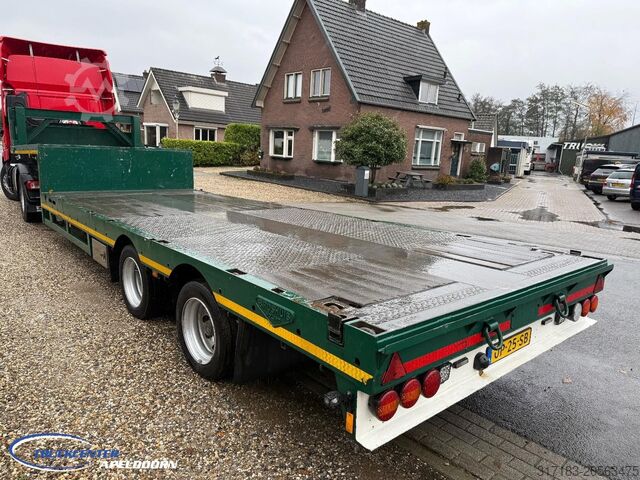 Semi low loader Broshuis UOPLYST 2x Stuuras, Uitschuifbaar,