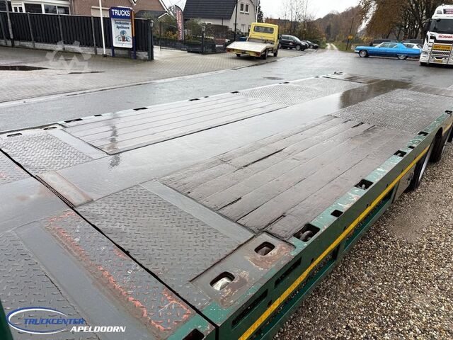 Semi low loader Broshuis UOPLYST 2x Stuuras, Uitschuifbaar,