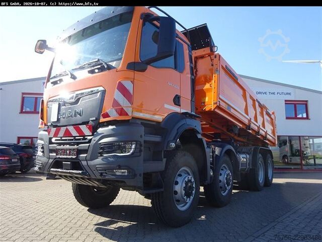 Самосвален камион MAN TGS 41.520 8x8 BB CH 8x8, Meiller Trigenius, Bor