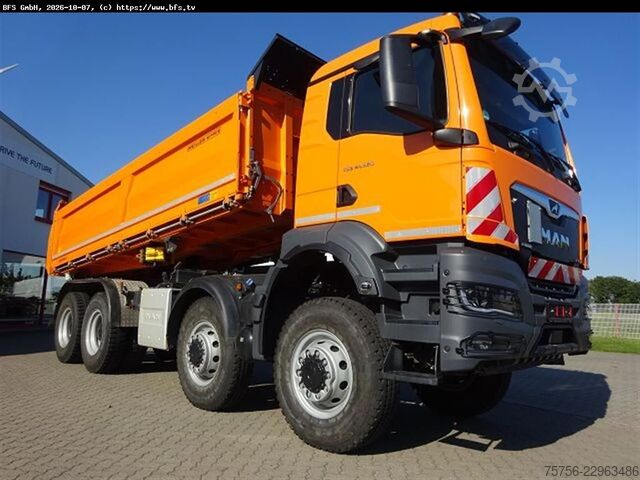 Самосвален камион MAN TGS 41.520 8x8 BB CH 8x8, Meiller Trigenius, Bor