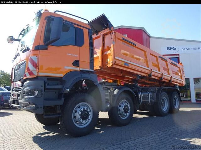 Самосвален камион MAN TGS 41.520 8x8 BB CH 8x8, Meiller Trigenius, Bor
