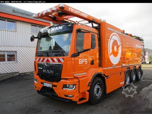 Autocisterna a vuoto MAN TGS (TG3) 35.520 8x4-4 BL CH  MÜLLER Canalmaster