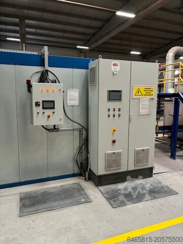 Gazlı yaş emaye kaplama ve kurutma tesisi E.İ.C 4500/11