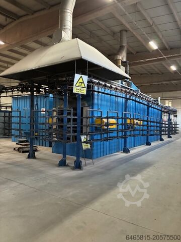 Gazlı yaş emaye kaplama ve kurutma tesisi E.İ.C 4500/11