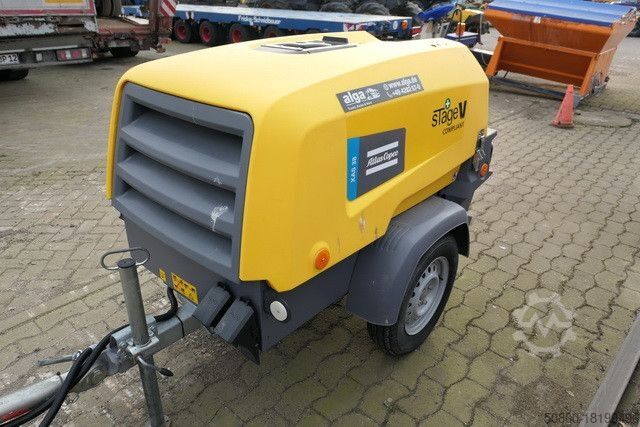 Autre ATLAS_COPCO XAS38, Kompressor, 7bar, Kubota, neuer Zustand