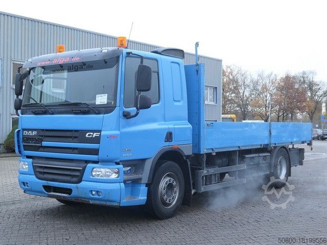 Φορτηγό με επίπεδη καρότσα DAF CF 75.360 4x2, Retarder, Klima, AHK, Gerüstbau