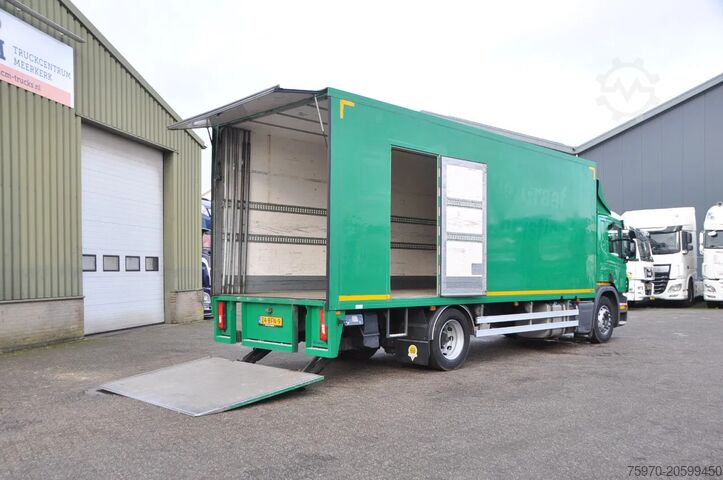 Suitcase Scania P250 4x2 2015 CLOSED BOX + TAIL LIFT