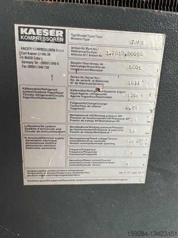 COMPRESOR cu rezervor de aer integrat plus HPC PULSAIR SX6 RM