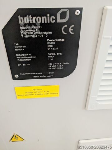 Presisjonsdosering av harpikser bdtronic GmbH B3000