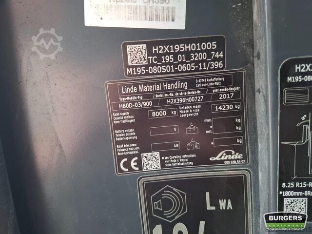 Vorkheftruck Linde H80D