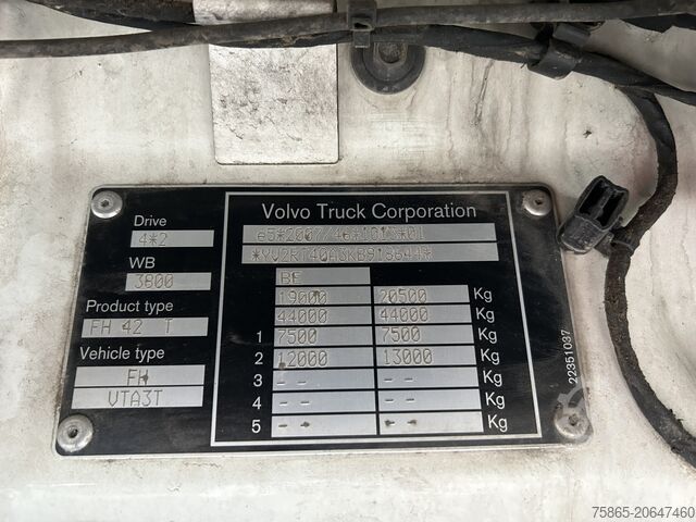 Standard SZM Volvo FH 500 Globetrotter / 597 dkm / Euro 6D / VEB+ ...