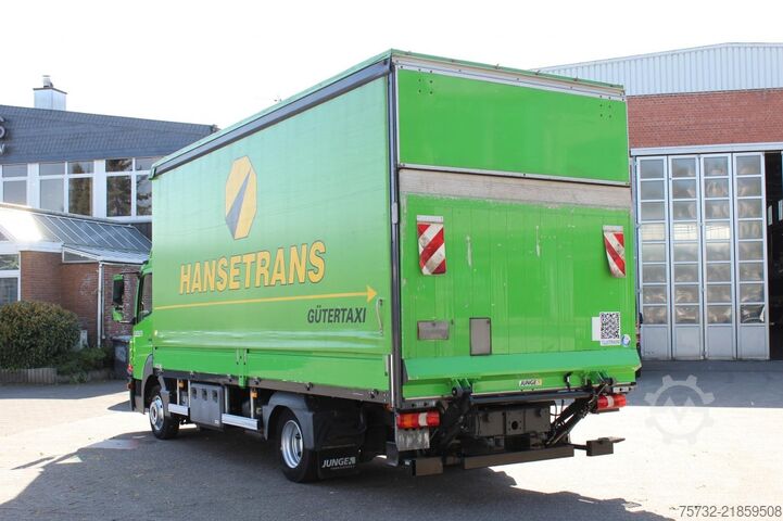 Gardinsidad skåpbil Mercedes-Benz Atego 1221 E6  Schiebeplane 6,12m LBW ACC Klima