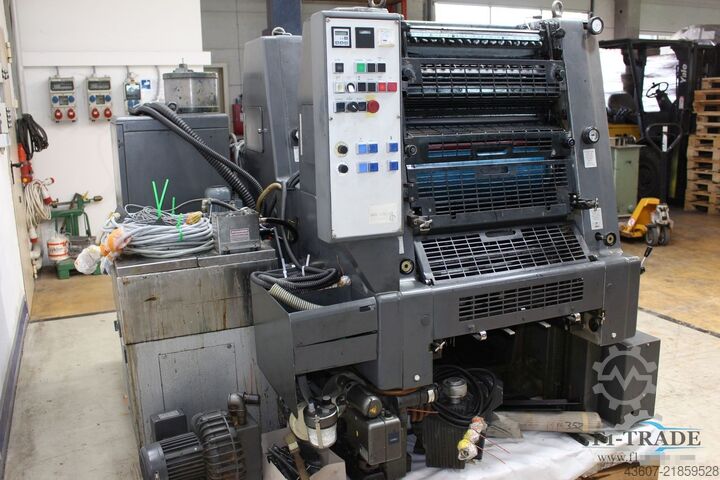Dvoubarvový ofsetový tiskový stroj Heidelberg GTOZP-52+ N+P