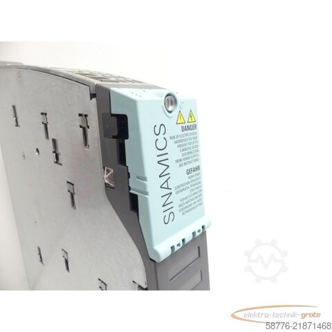 Thành phần Siemens 6SL3120-1TE21-8AA3 Single Motor Module SN:T-C96113619 --