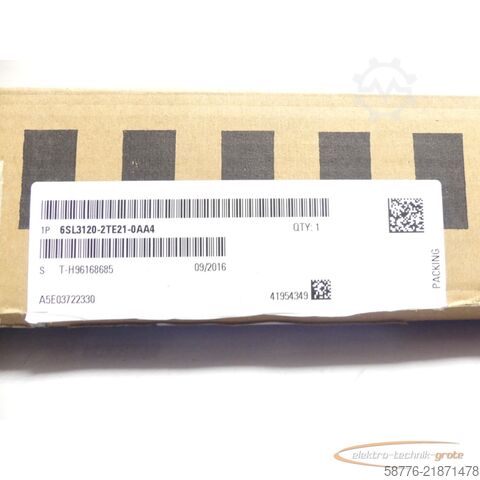  Siemens 6SL3120-2TE21-0AA4 Version: B SN:T-H96168685 --