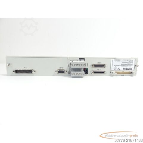 Komponens Siemens 6SN1118-0DJ21-0AA1 Regeleinschub Version B SN T-V82005522