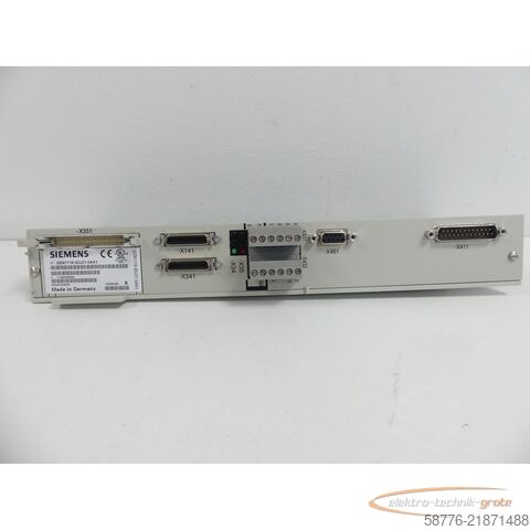 Komponens Siemens 6SN1118-0DJ21-0AA1 Regelungseinschub SIMODRIVE Version B SN:T-V82005550