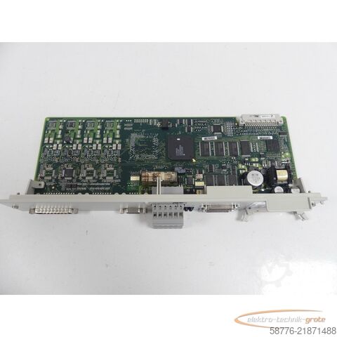 Komponens Siemens 6SN1118-0DJ21-0AA1 Regelungseinschub SIMODRIVE Version B SN:T-V82005550