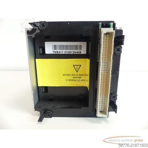 Componente Siemens 7ME4110-2CC10-1AA0 SITRANS F C MASS 6000 SN 010912N405