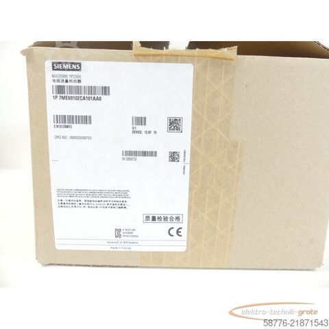Componente Siemens 7ME6910-2CA10-1AA0 SITRANS F M MAG 5000 SN: N1S1250013 -!-