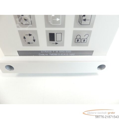 Componente Siemens 7ME6910-2CA10-1AA0 SITRANS F M MAG 5000 SN: N1S1250013 -!-