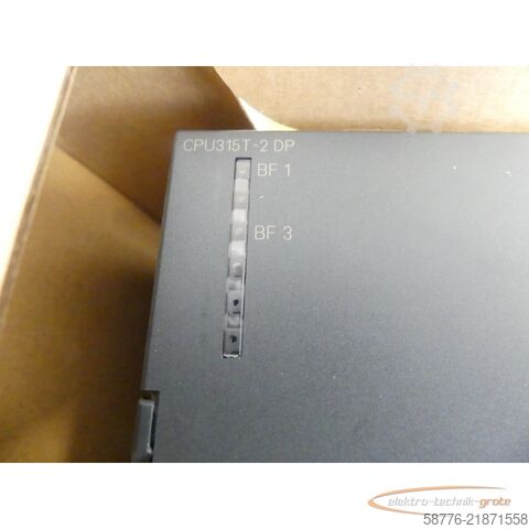 Komponenta Siemens CPU315T-2 DP 6ES7315-6TH13-0AB0 Simatic S7 E-Stand 1 - generalüberholt! -
