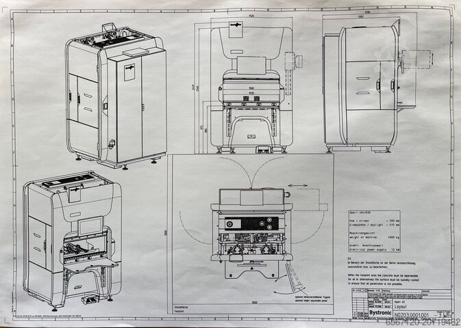 Presse plieuse avec robot de manutention BYSTRONIC + KUKA Xpert 40/1030 + KR10R 1100 sixx