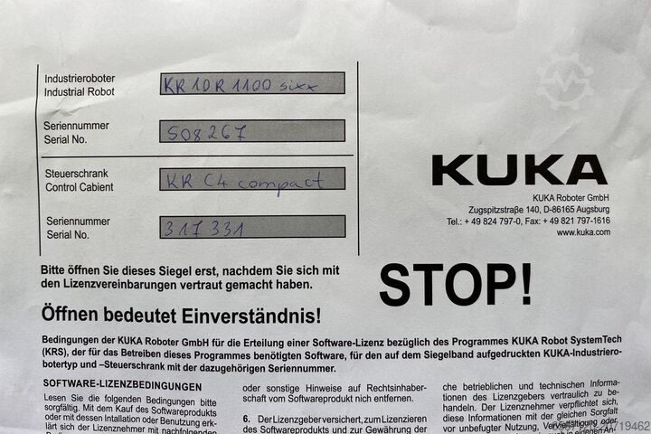 Presse plieuse avec robot de manutention BYSTRONIC + KUKA Xpert 40/1030 + KR10R 1100 sixx