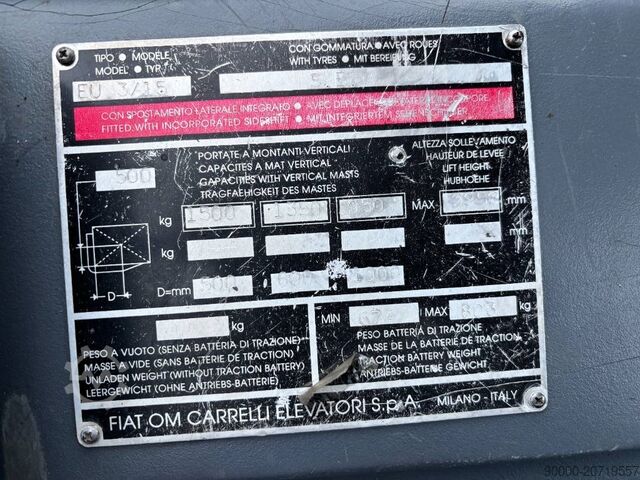 Gaffeltruck Fiat EU 3-15 N